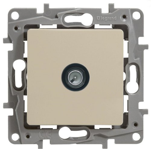 Розетка TV Оконечная без рамки Legrand Etika 1-м. слоновая кость  картинка